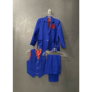 Yuan Lu Royal Blue Childs Formal Suit